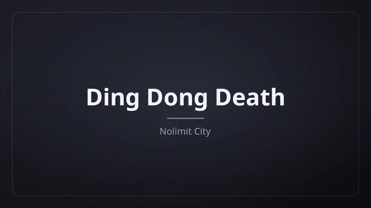 Ding Dong Death dari Nolimit City