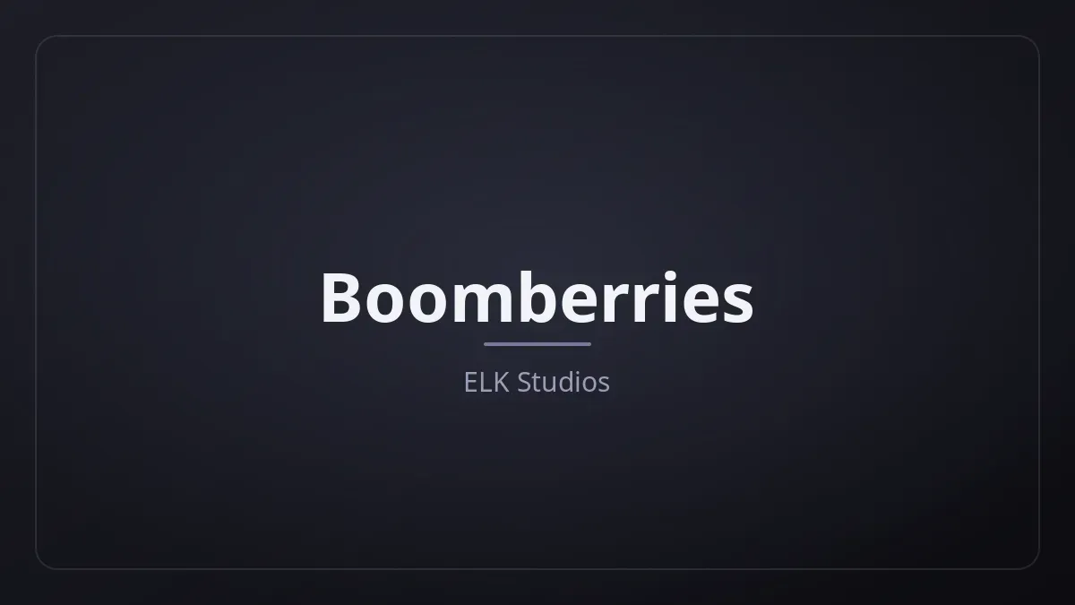 Boomberries dari ELK Studios