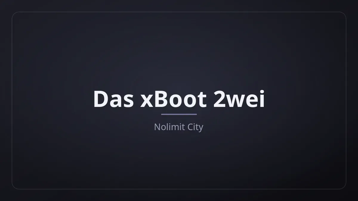 Das xBoot 2wei dari Nolimit City