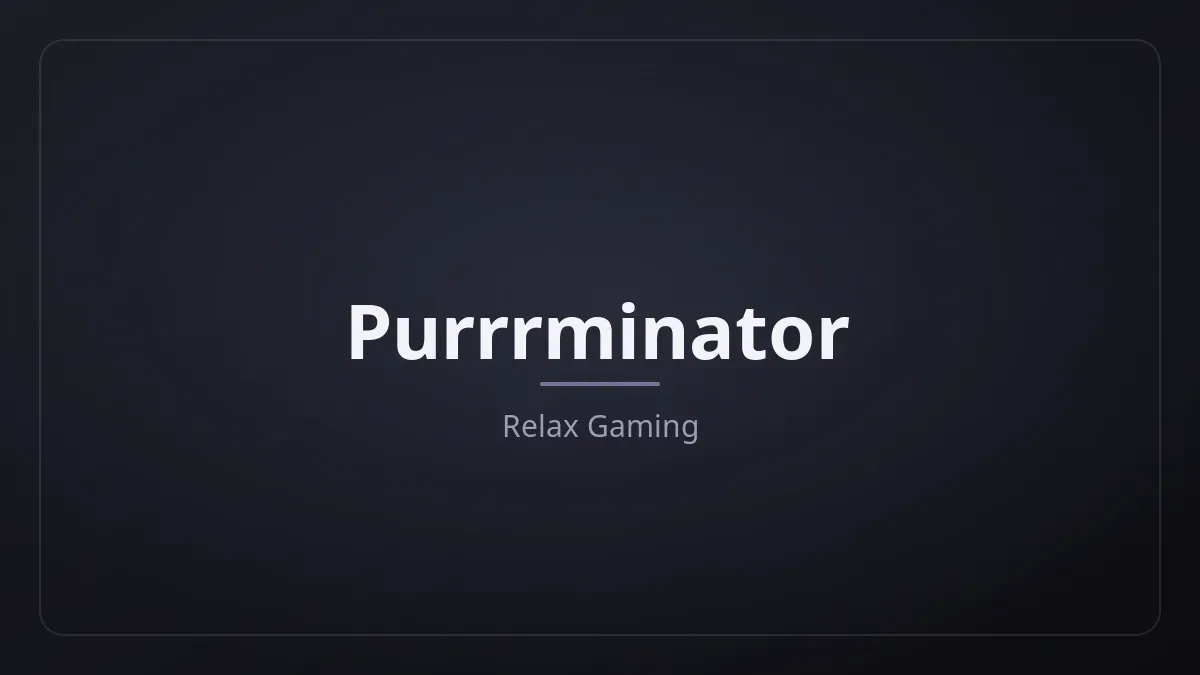 Purrrminator dari Relax Gaming