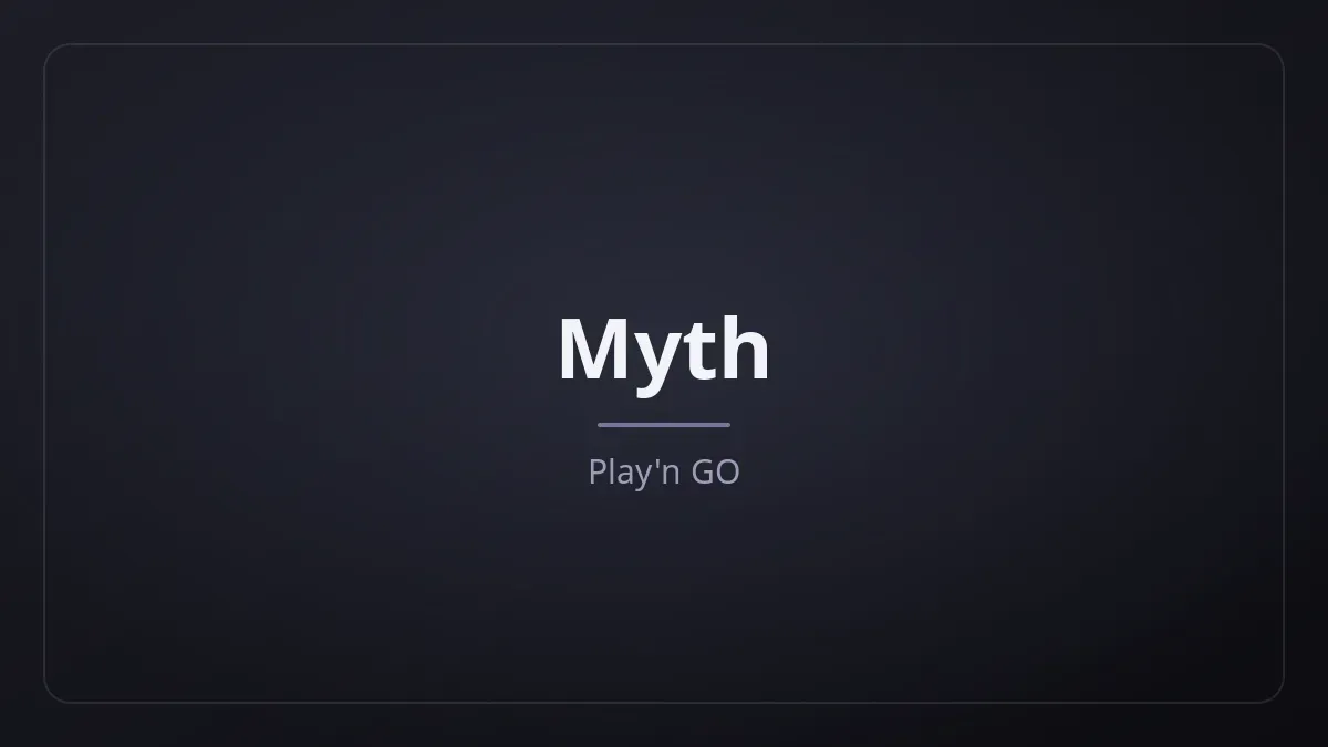 Myth dari Play'n GO