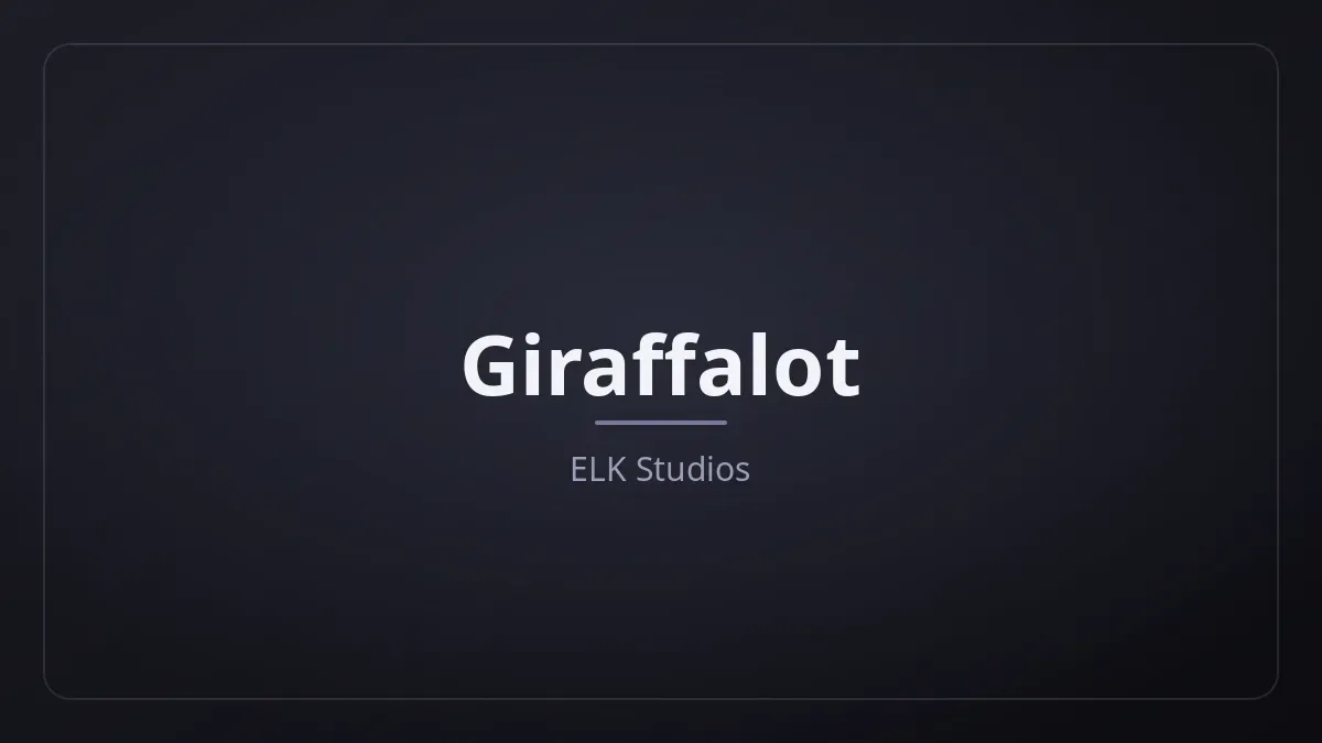 Giraffalot dari ELK Studios