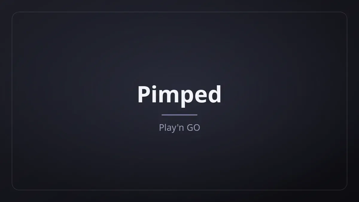 Pimped dari Play'n GO