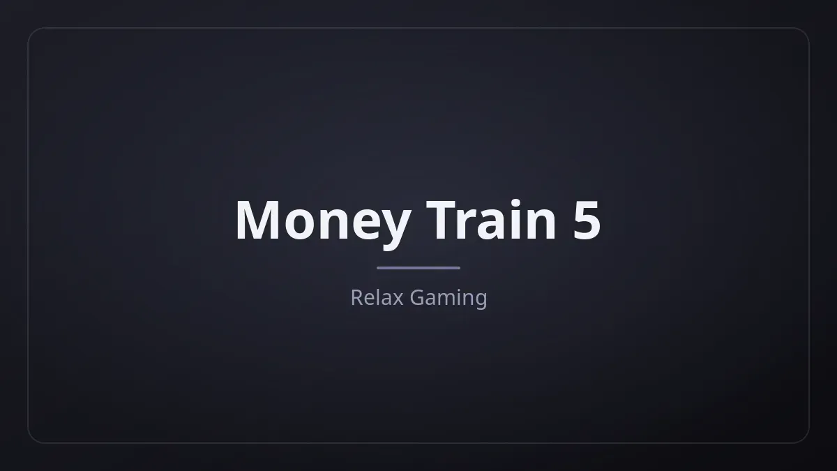 Money Train 5 dari Relax Gaming