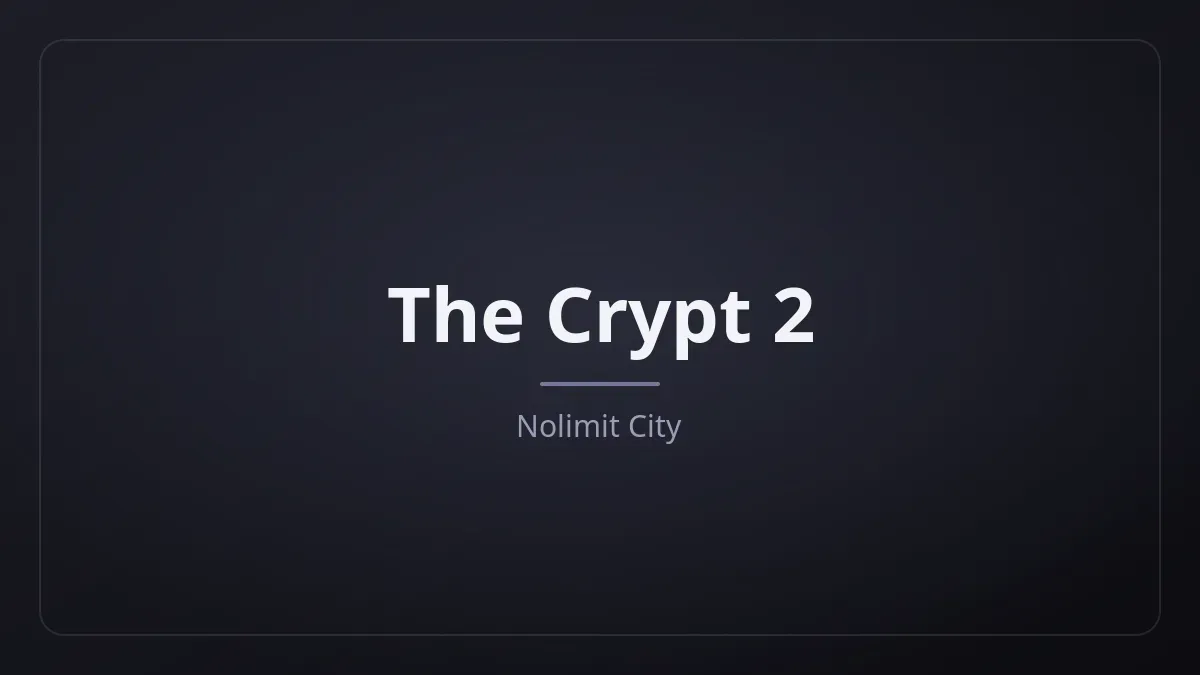 The Crypt 2 dari Nolimit City