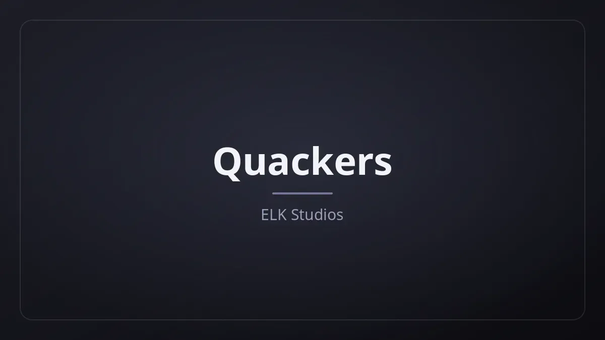 Quackers dari ELK Studios