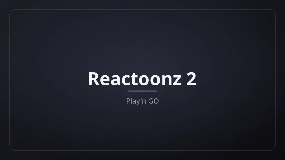 Reactoonz 2 dari Play'n GO