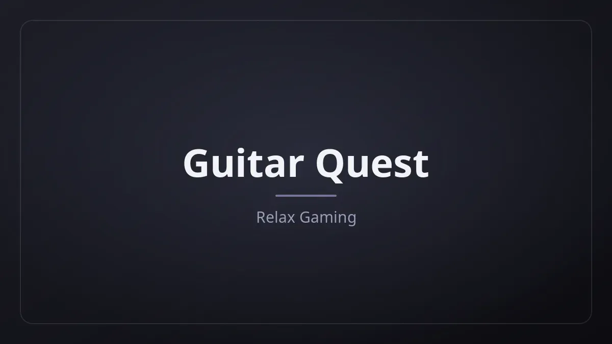 Guitar Quest dari Relax Gaming