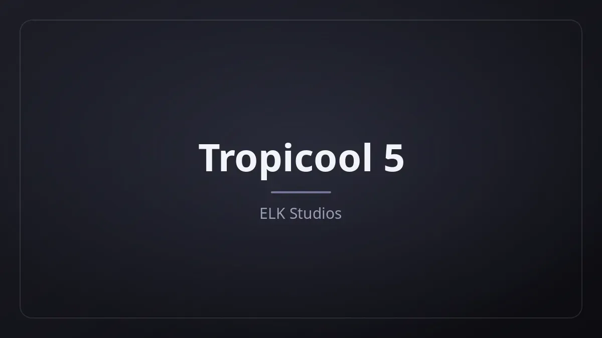 Tropicool 5 dari ELK Studios