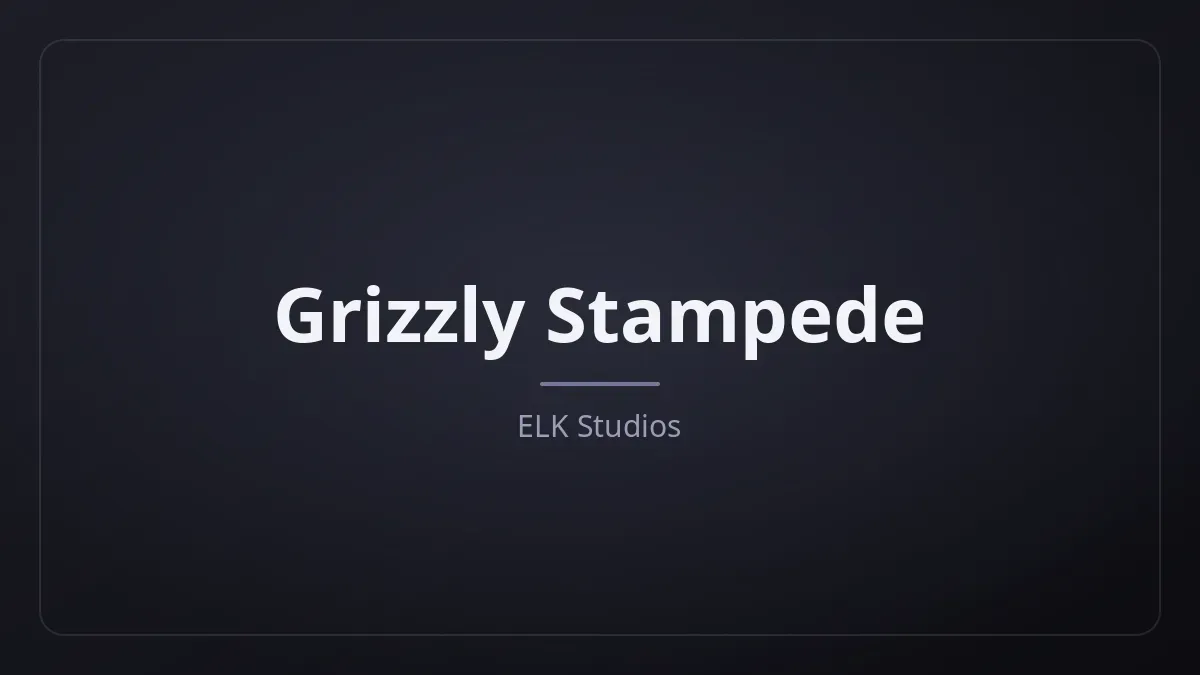 Grizzly Stampede dari ELK Studios