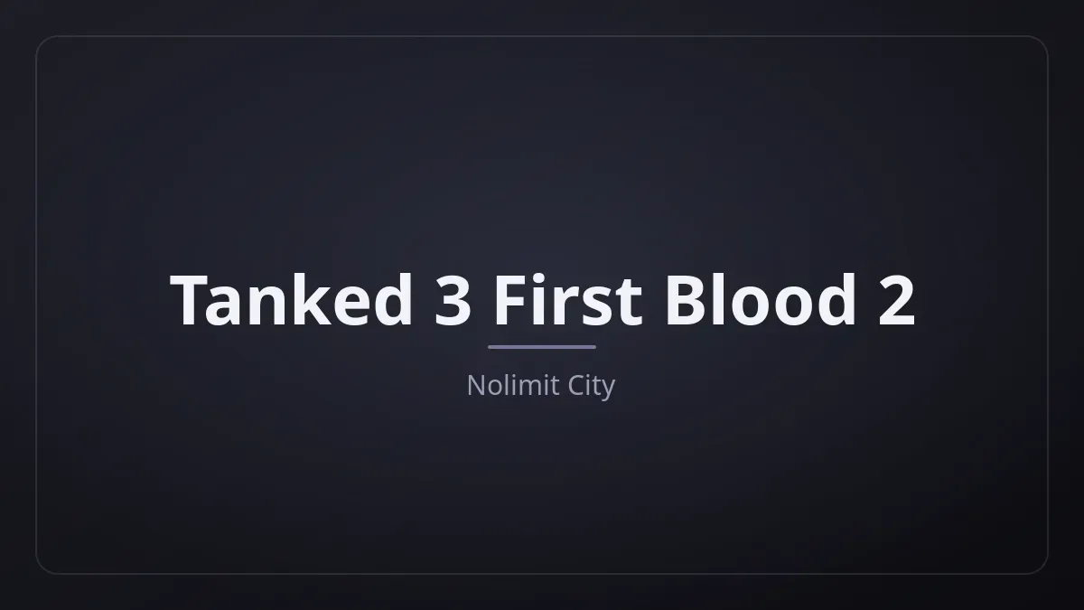 Tanked 3 First Blood 2 dari Nolimit City