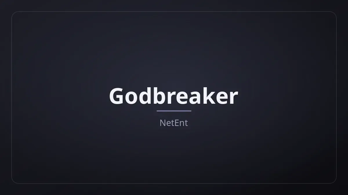 Godbreaker dari NetEnt
